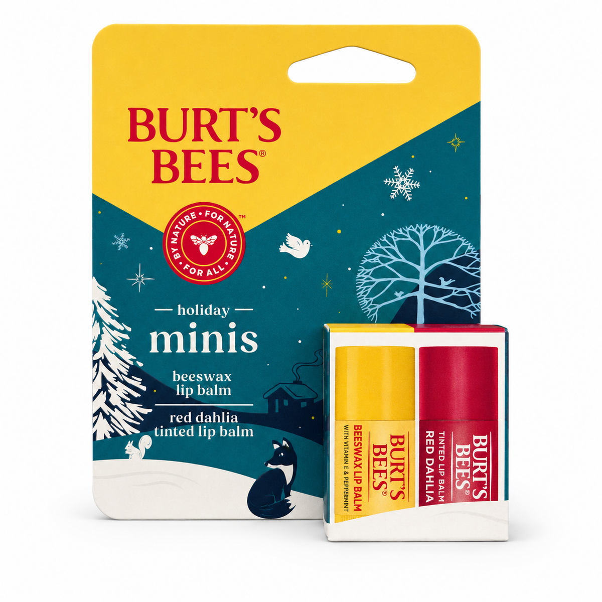Lip Balm - Beeswax & Red Dahlia Tinted