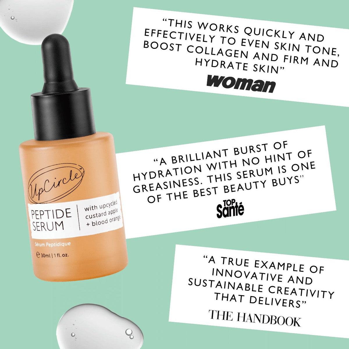 The Menopause Skin Set: Face Wash, Peptide Serum + Ceramide Gel Moisturizer - image 3