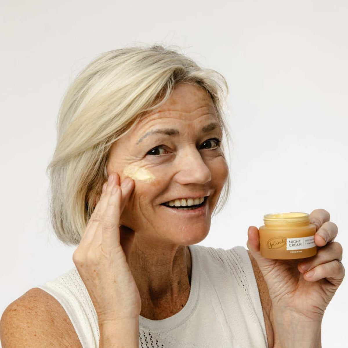 UPCIRCLE Night Cream with Hyaluronic Acid + Niacinamide