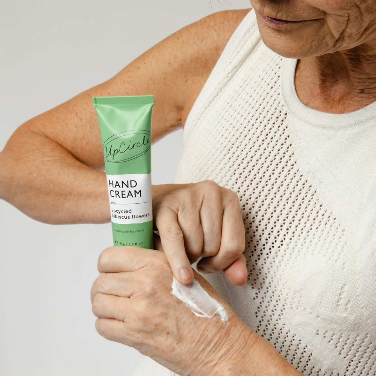 UPCIRCLE Hand Cream with Hibiscus Flowers