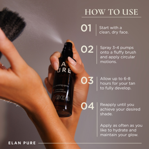 ELAN PURE Tanning Brush