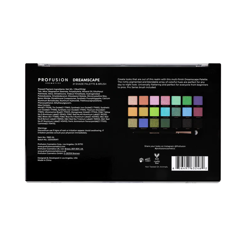 PROFUSION 21 Shade Palette - Dreamscape