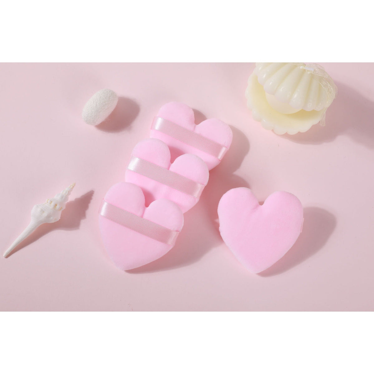 PROLUX Heart Cosmetic Puff Set