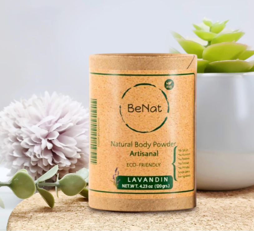BENAT All-Natural Body Powder. Eco-Friendly.