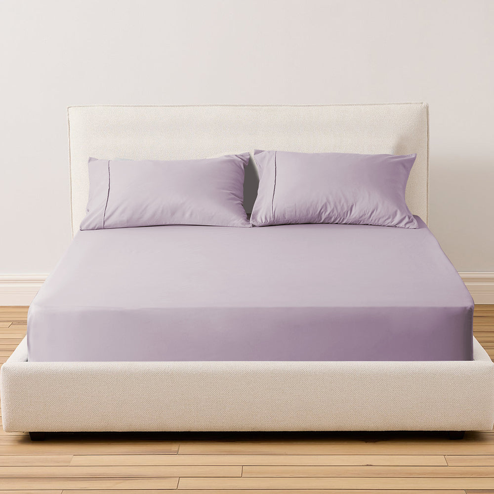 KASENTEX All Season Deep Pocket Fitted Sheet Set with Pillowcases, Room Decor, Graduation Gifts
