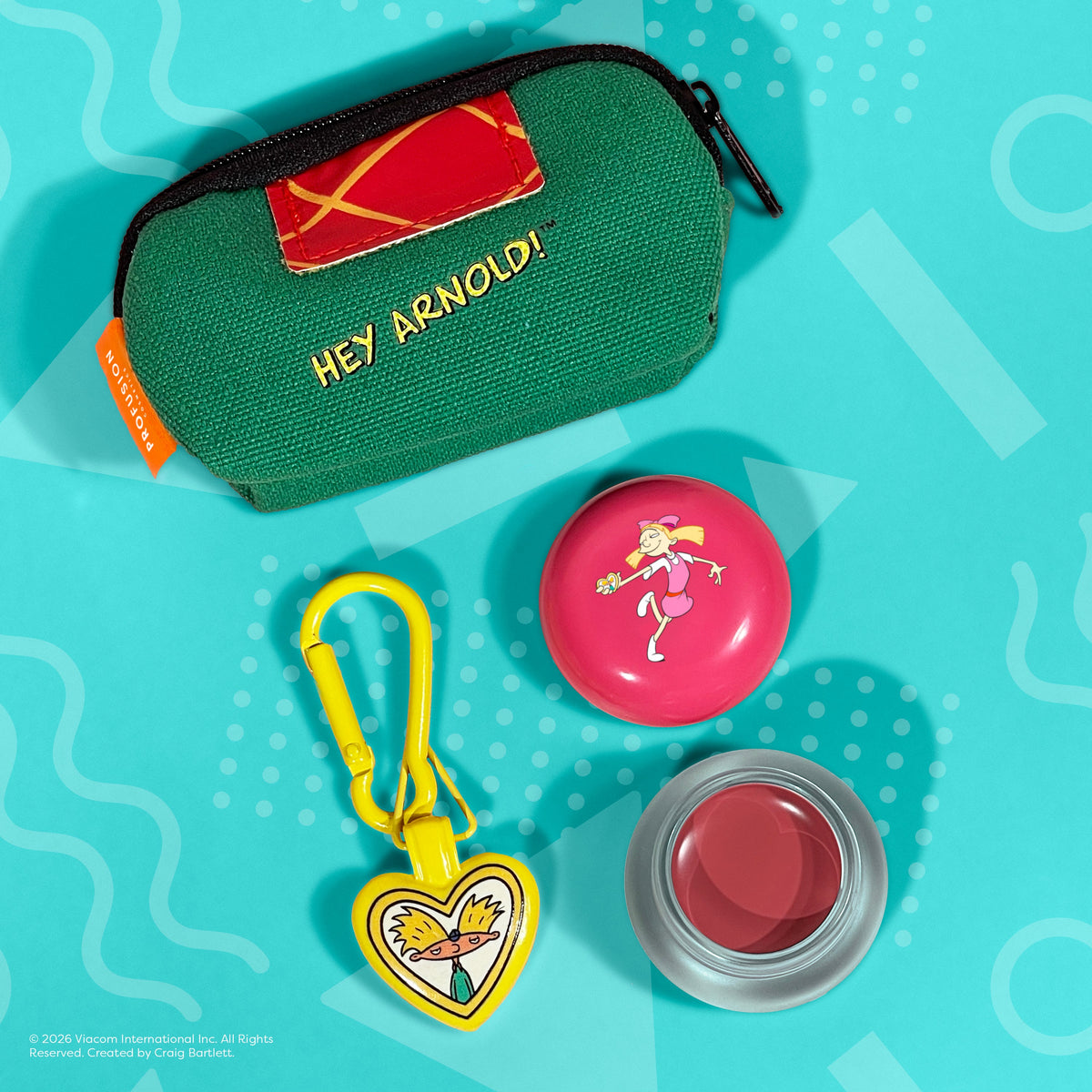 PROFUSION Hey Arnold! | Oh, Arnold - Blurring Lip & Cheek Tint with Keychain Bag