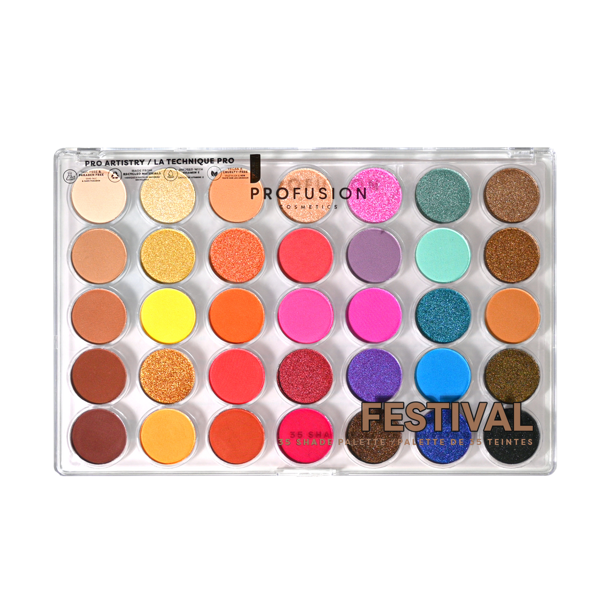 PROFUSION Pro Aritistry 35 Shade Palettes