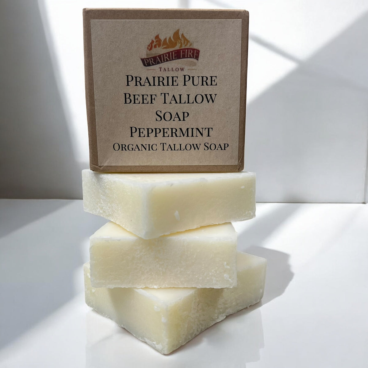 Grass Fed Beef Tallow Soap Bar (3 Pack) – Fragrance Free, Natural & Organic – Moisturizes & Soothes Face, Body & Hair – Handcrafted, Ideal for Sensitive & Dry Skin