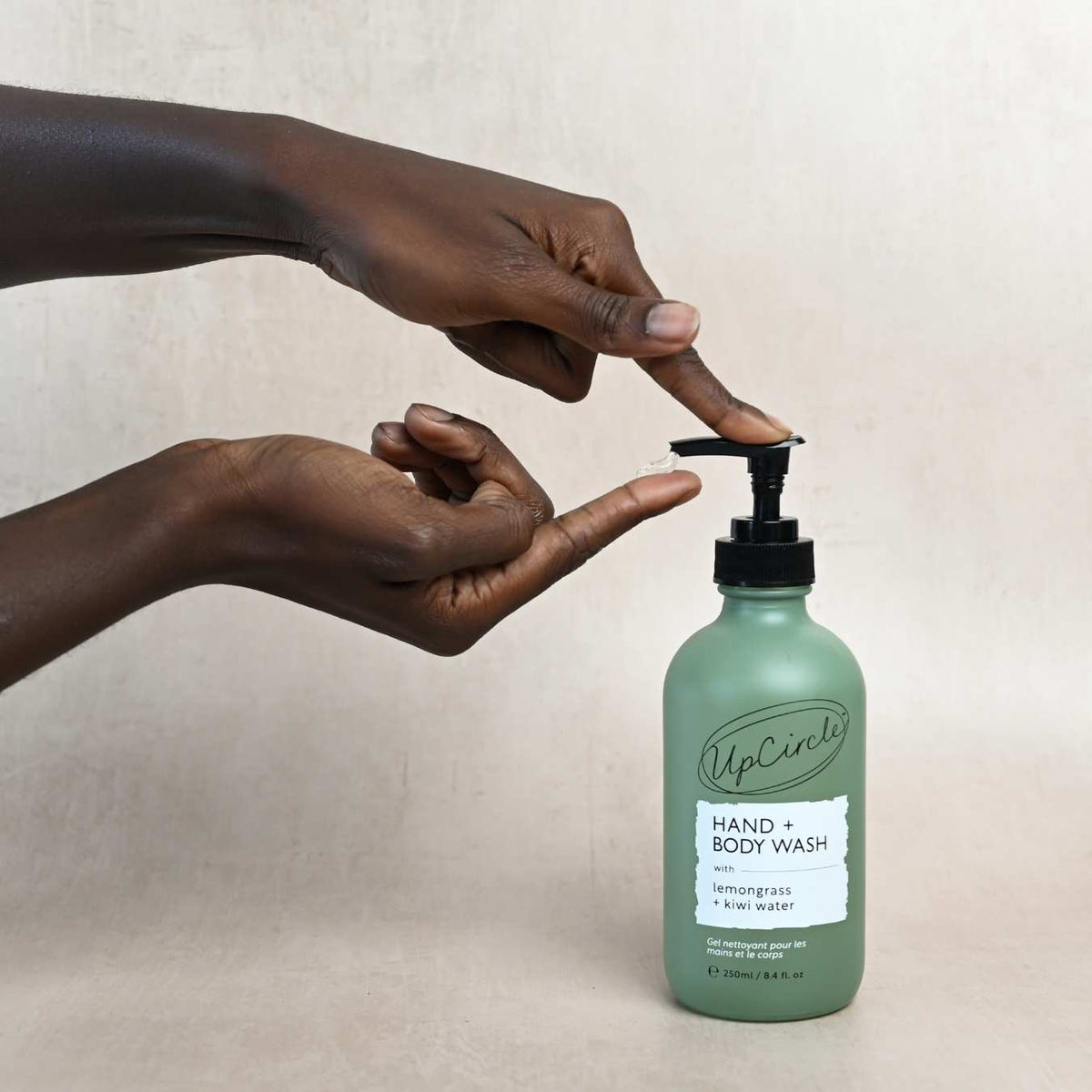 UPCIRCLE Natural Hand + Body Wash with Lemongrass