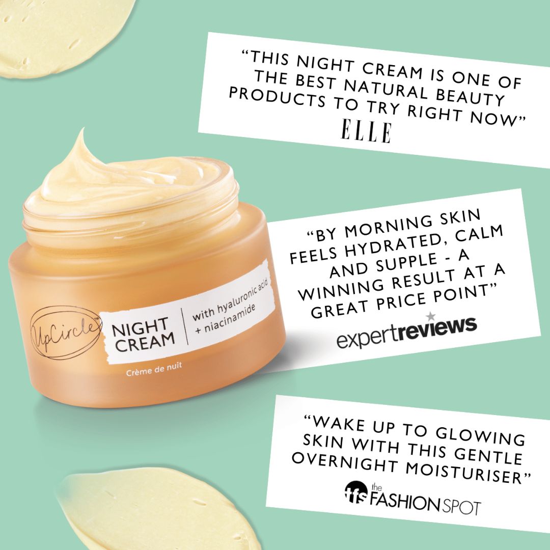 UPCIRCLE Night Cream with Hyaluronic Acid + Niacinamide