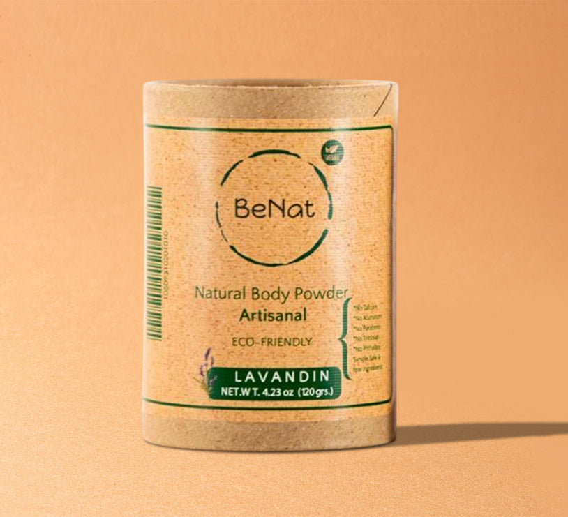 BENAT All-Natural Body Powder. Eco-Friendly.