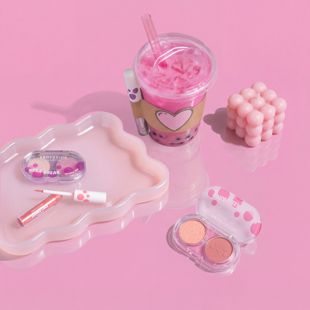 PROFUSION Share Tea 4 PC Shadow Duo & Liner Set