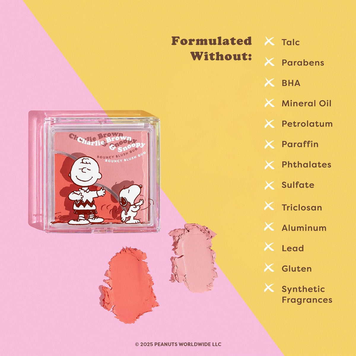 PROFUSION Peanuts 75th | Charlie Brown & Snoopy Bouncy Blush Duo
