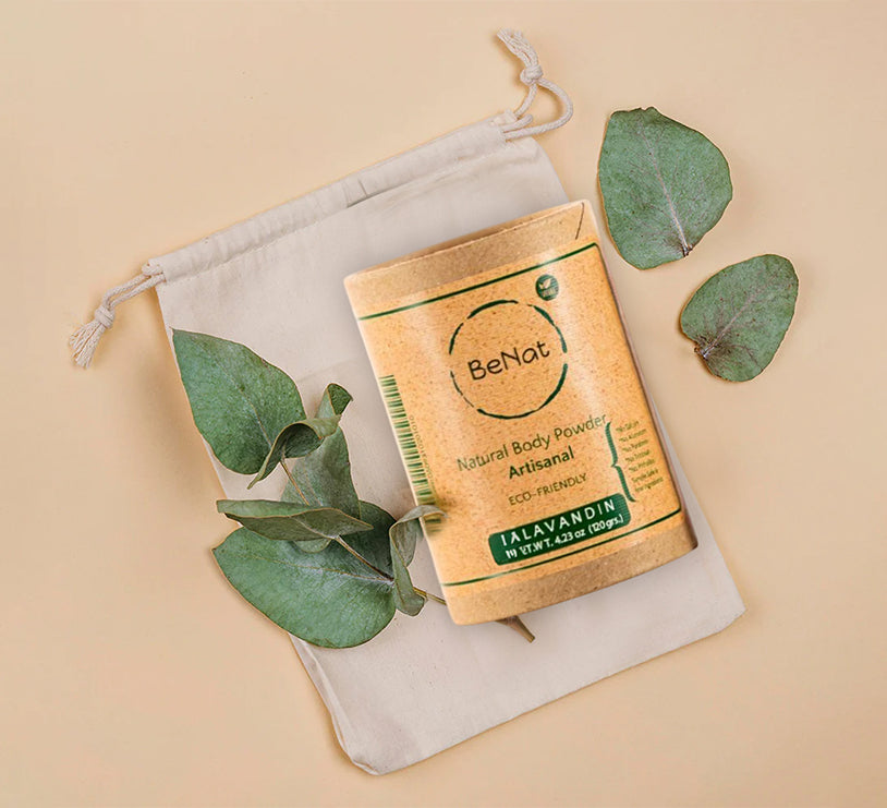 BENAT All-Natural Body Powder. Eco-Friendly.