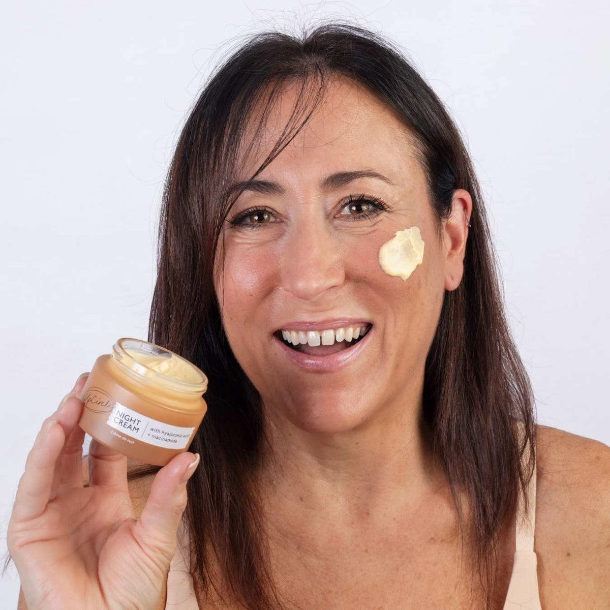 UPCIRCLE Night Cream with Hyaluronic Acid + Niacinamide