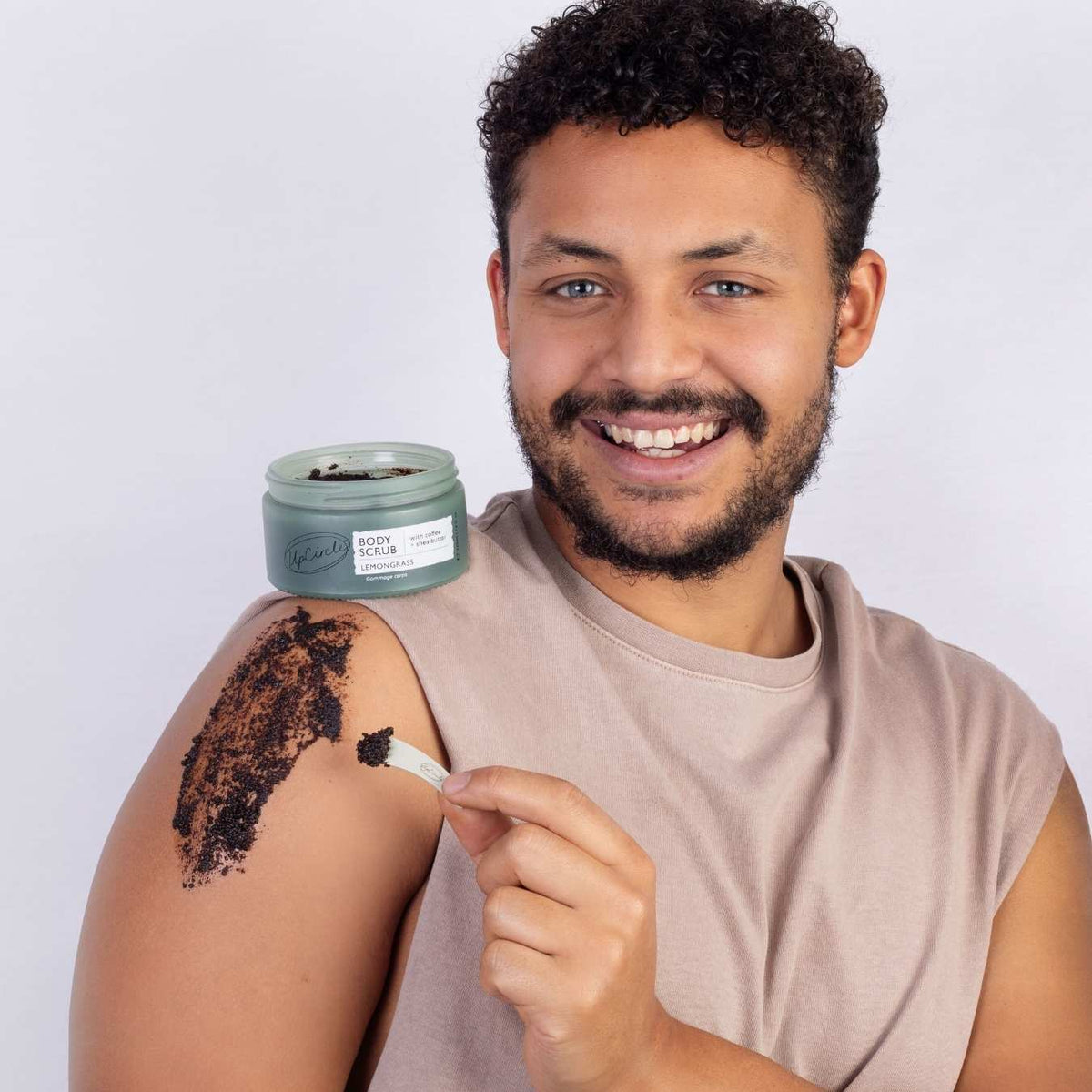 UPCIRCLE Vegan Body Scrub with Peppermint