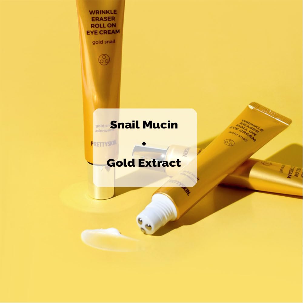 Wrinkle Eraser Roll on Eye Cream Gold Snail