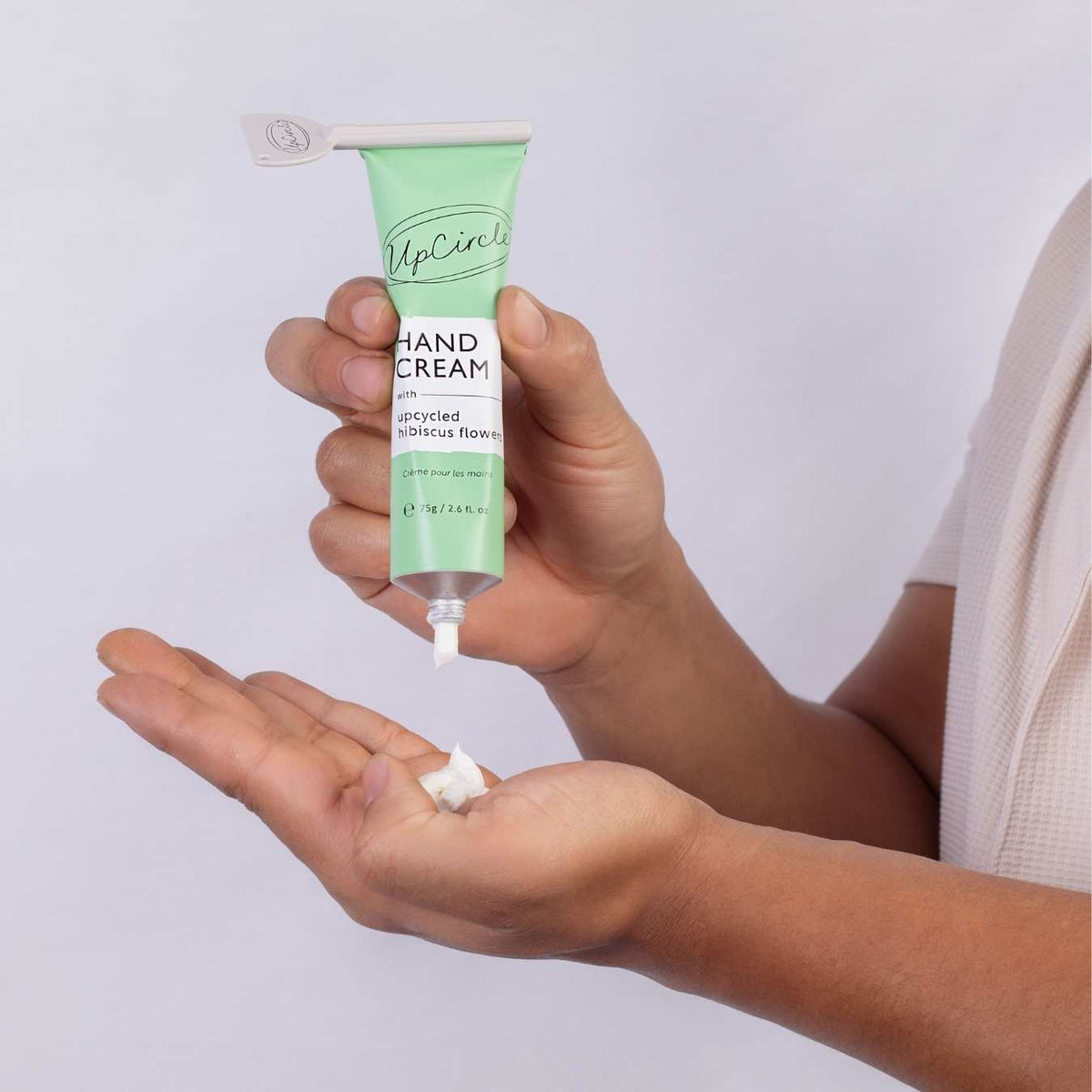UPCIRCLE Hand Cream with Hibiscus Flowers
