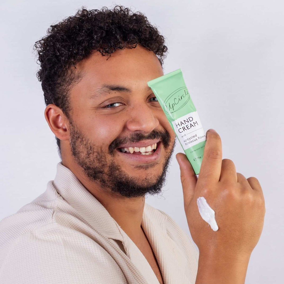 UPCIRCLE Hand Cream with Hibiscus Flowers