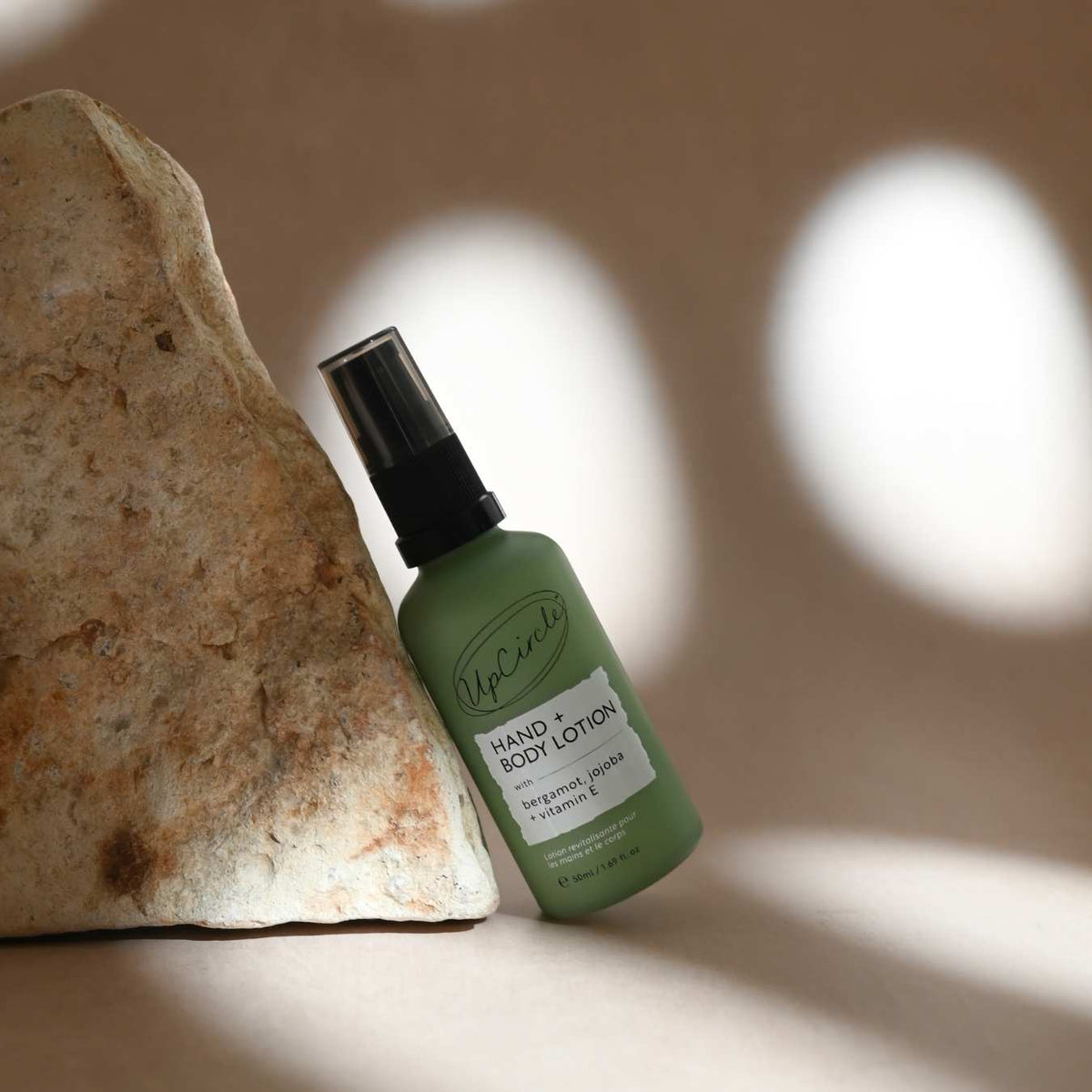 UPCIRCLE Hand + Body Lotion with Bergamot Water - Travel Size