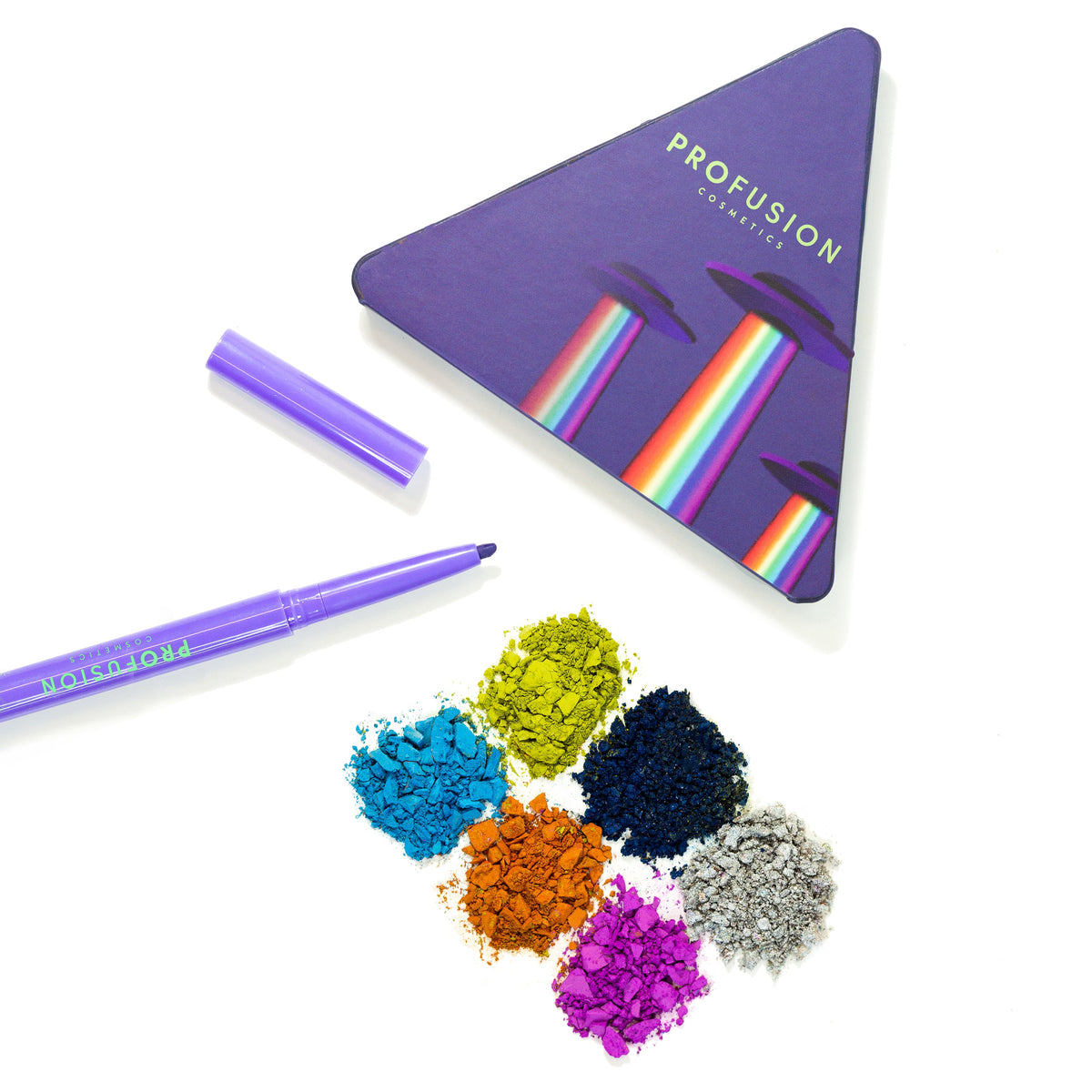 PROFUSION UFO | Beam It Up Kit: 6-Shade Palette + Neon Liner