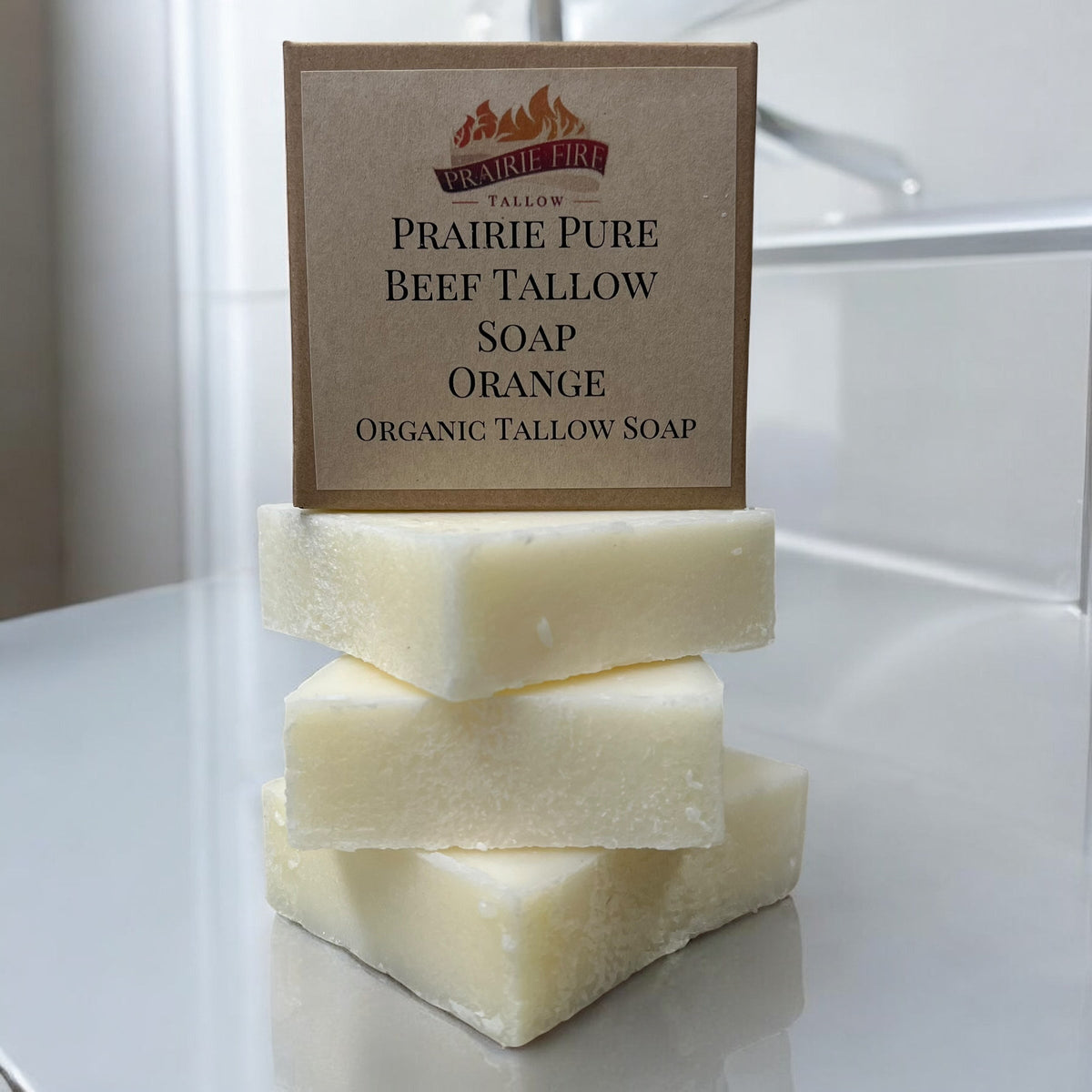 Grass Fed Beef Tallow Soap Bar (3 Pack) – Fragrance Free, Natural & Organic – Moisturizes & Soothes Face, Body & Hair – Handcrafted, Ideal for Sensitive & Dry Skin