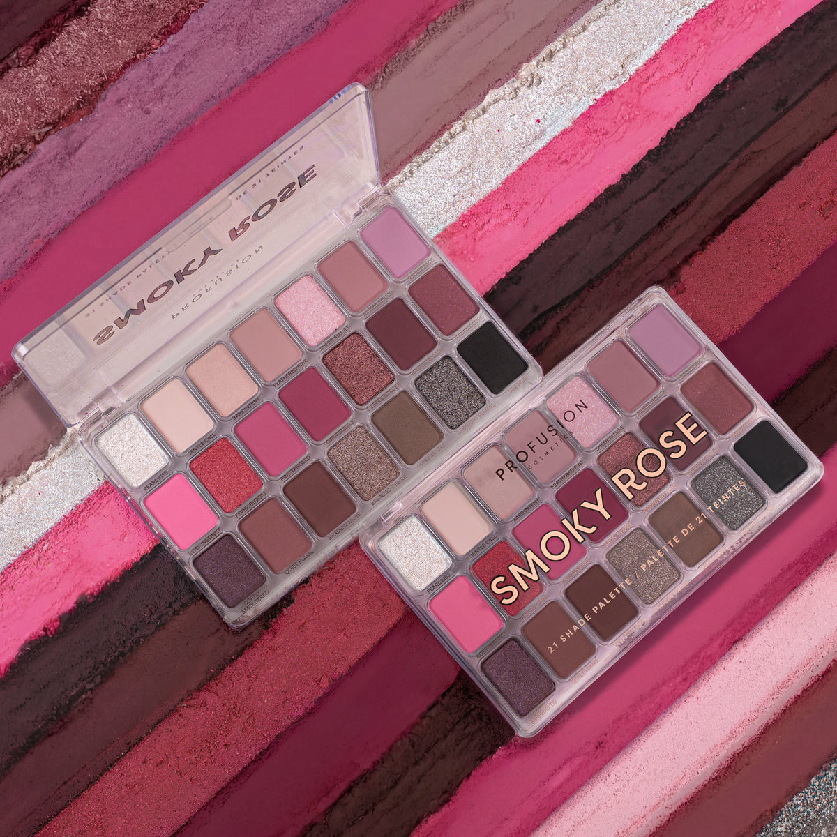 PROFUSION Artistry 21 Shade Palette - Smoky Rose
