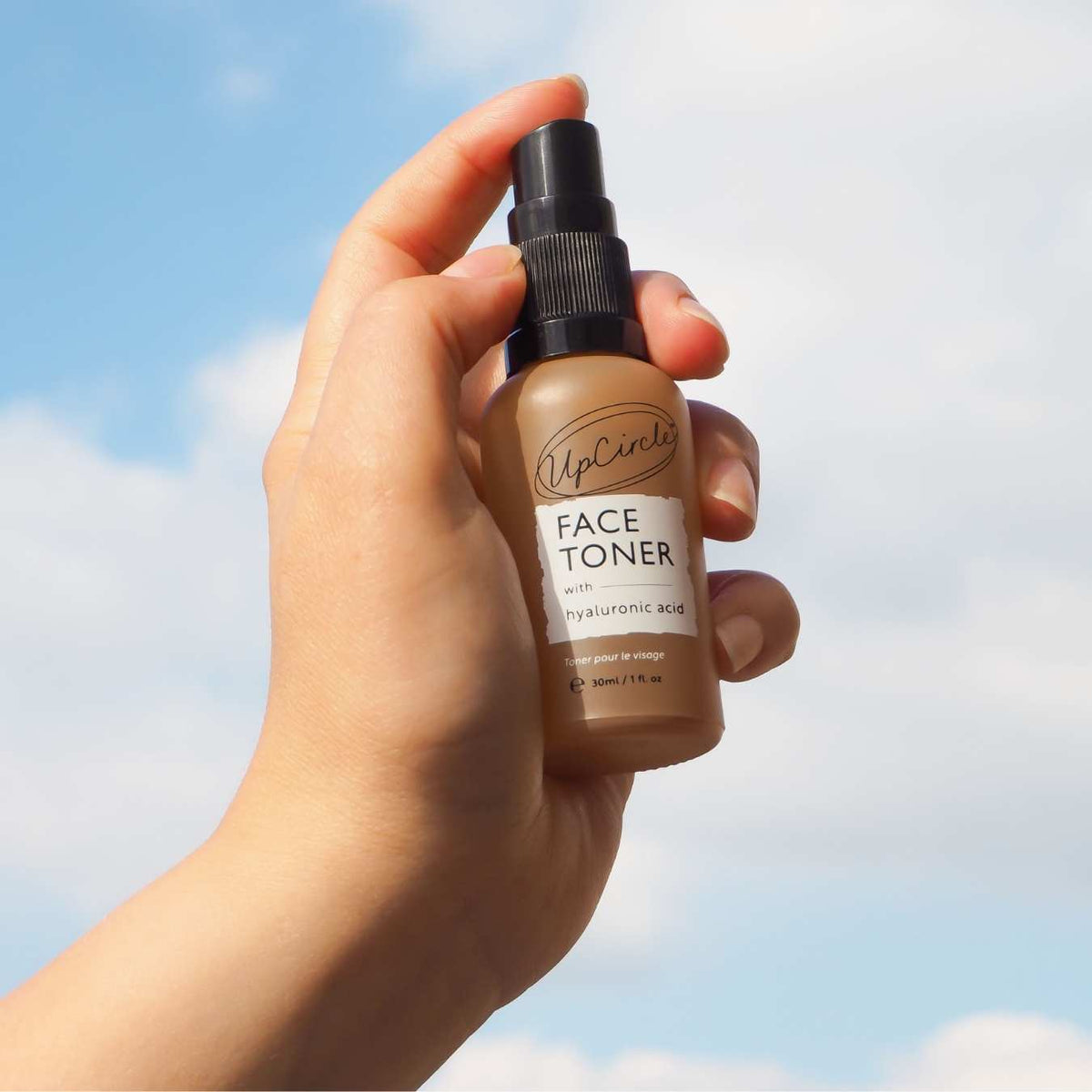UPCIRCLE Face Toner with Hyaluronic Acid - Travel Size