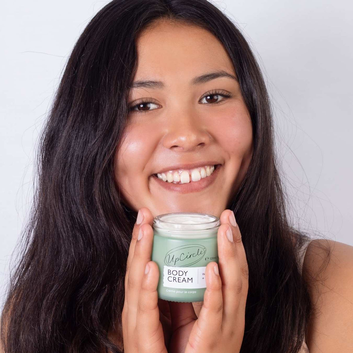 UPCIRCLE Natural Body Cream with Aloe Vera + Cocoa Butter