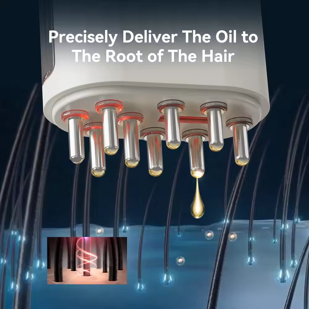 BENAT Electric Oil Applicator and Vibration Scalp Massager 2 in 1