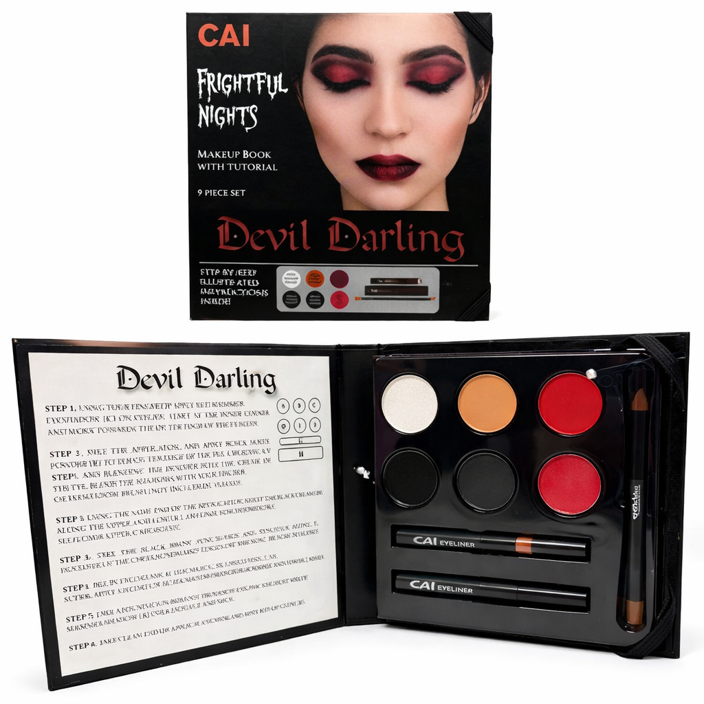 Frightful Nights Makeup Book - 9 Piece set