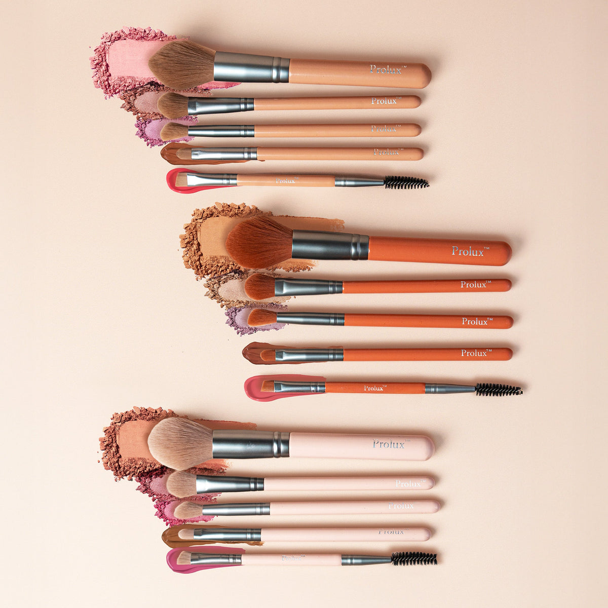 PROLUX Makeup Brush Set: 5pc count
