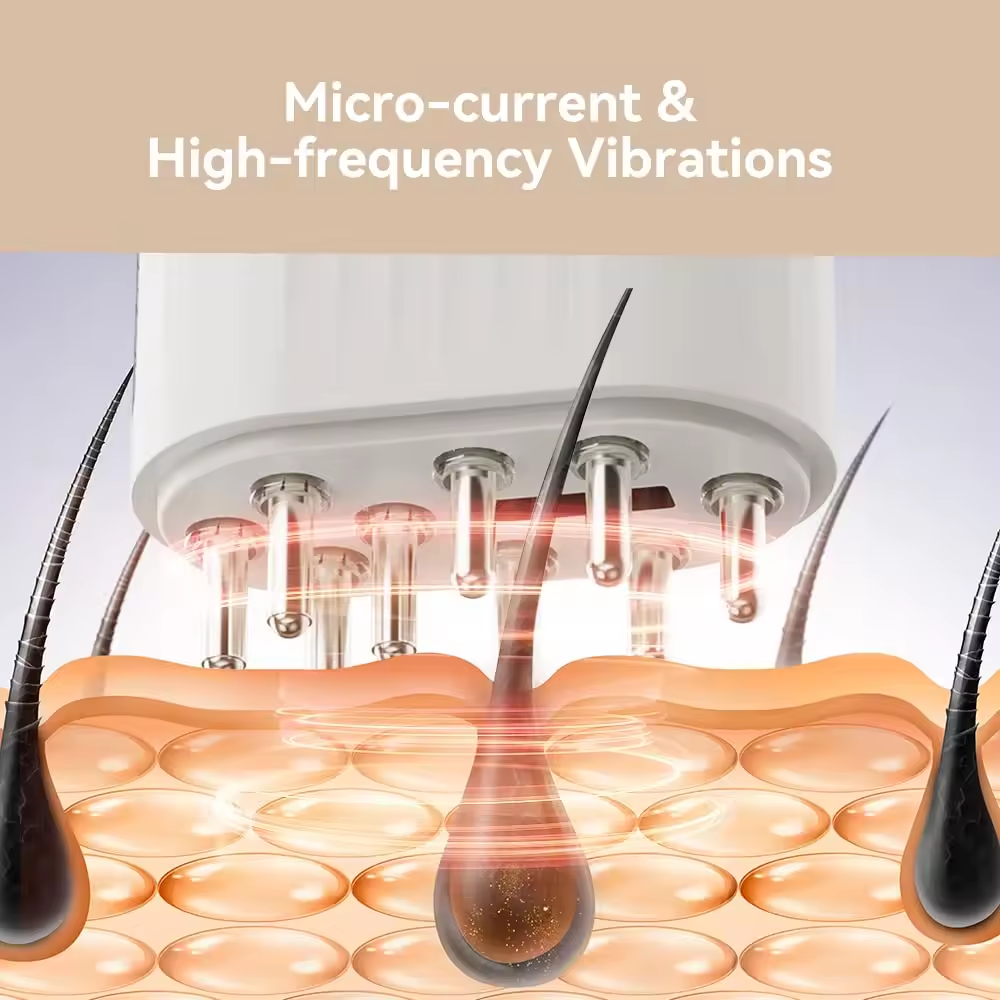 BENAT Electric Oil Applicator and Vibration Scalp Massager 2 in 1