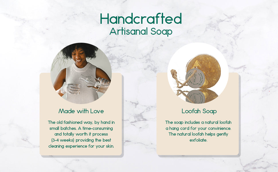 BENAT Renewing Soap Bar. Chamomile, Honey, and Coconut Oil.