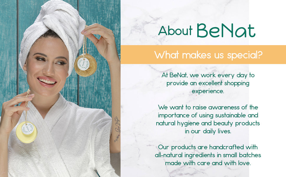 BENAT Renewing Soap Bar. Chamomile, Honey, and Coconut Oil.