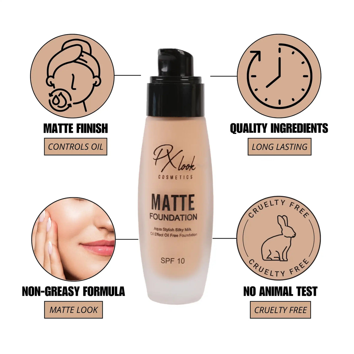 PROLUX Matte Foundation for Oily Skin