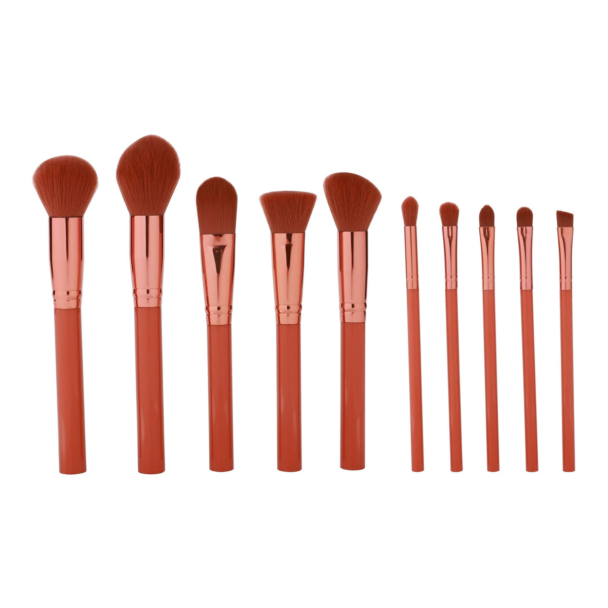 PROLUX Makeup Brush Set - 10 Piece Makeup Brush Collection