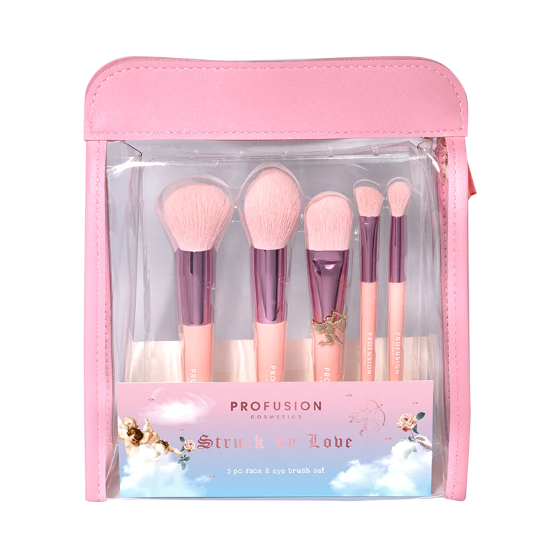 PROFUSION Dear Cupid - Struck By Love 5 PC Face & Eye Brush Set