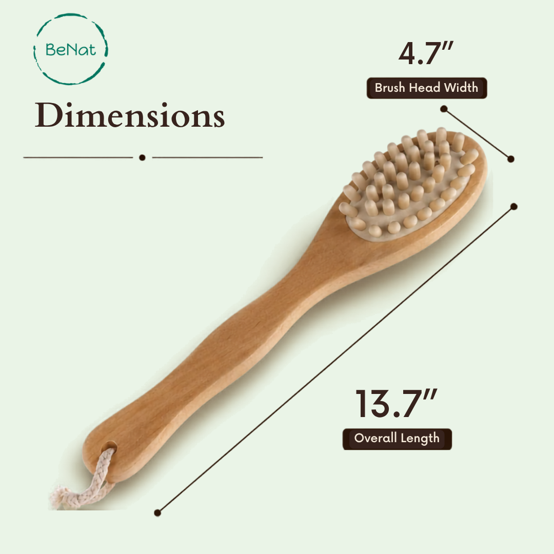 BENAT Bath & Body Massage Brush