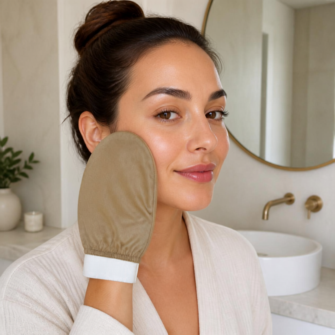 BENAT Silk Exfoliating Bath Gloves