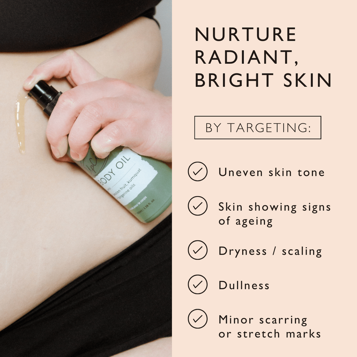 UPCIRCLE Body Oil with Passion Fruit Oil