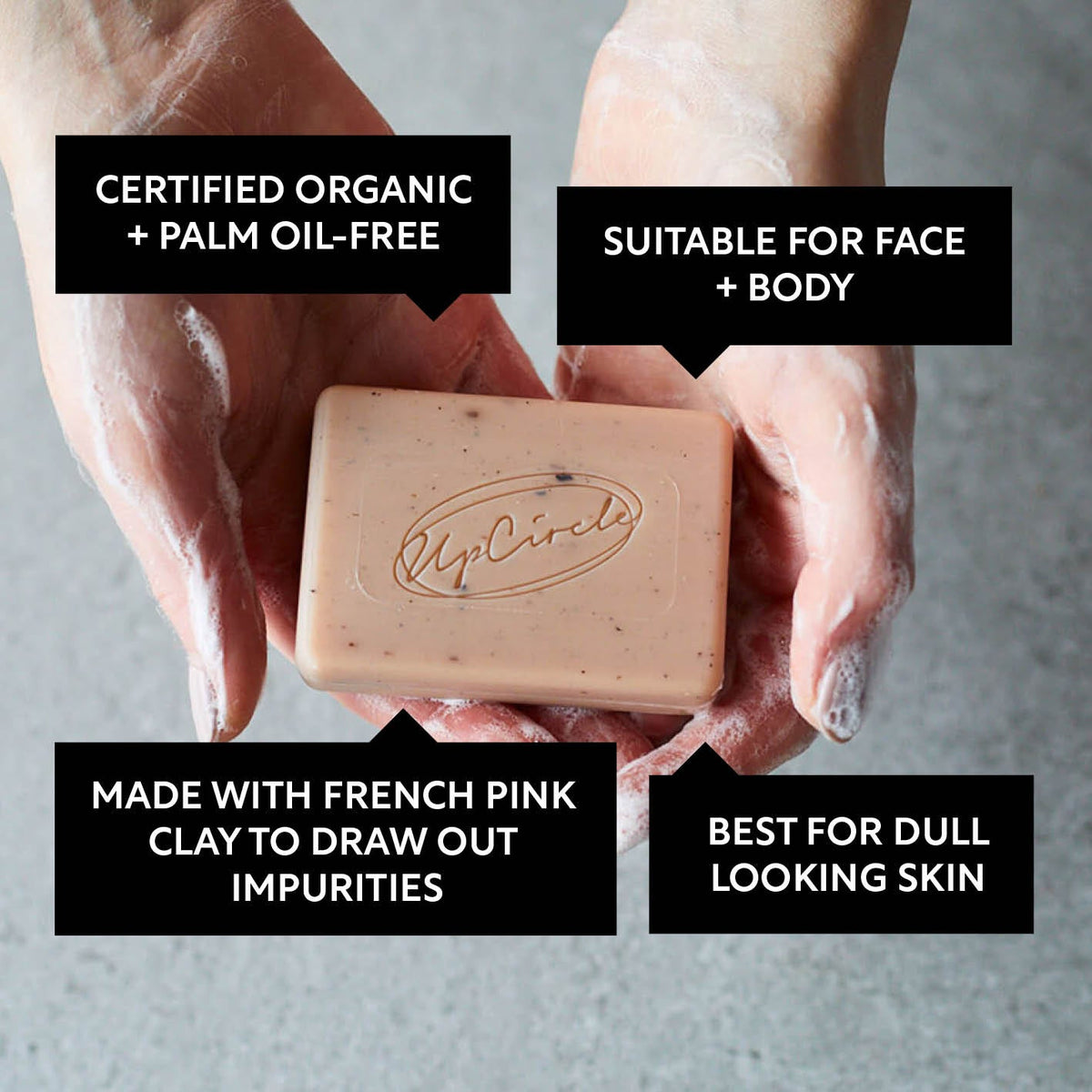 UPCIRCLE Cinnamon + Ginger Cleansing Bar