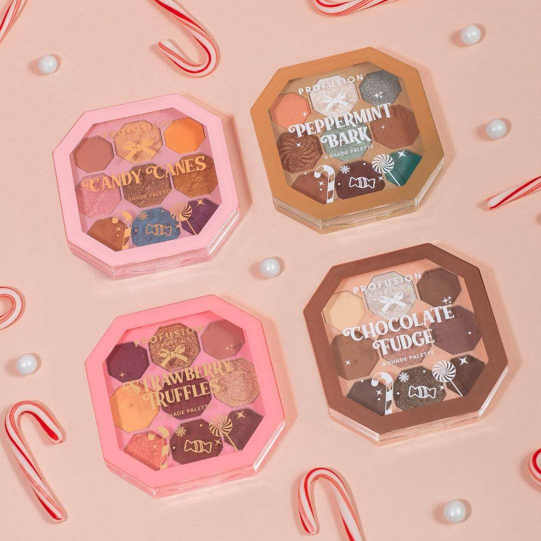 PROFUSION Sweet Holiday | Candy Canes 9-Shade Palette