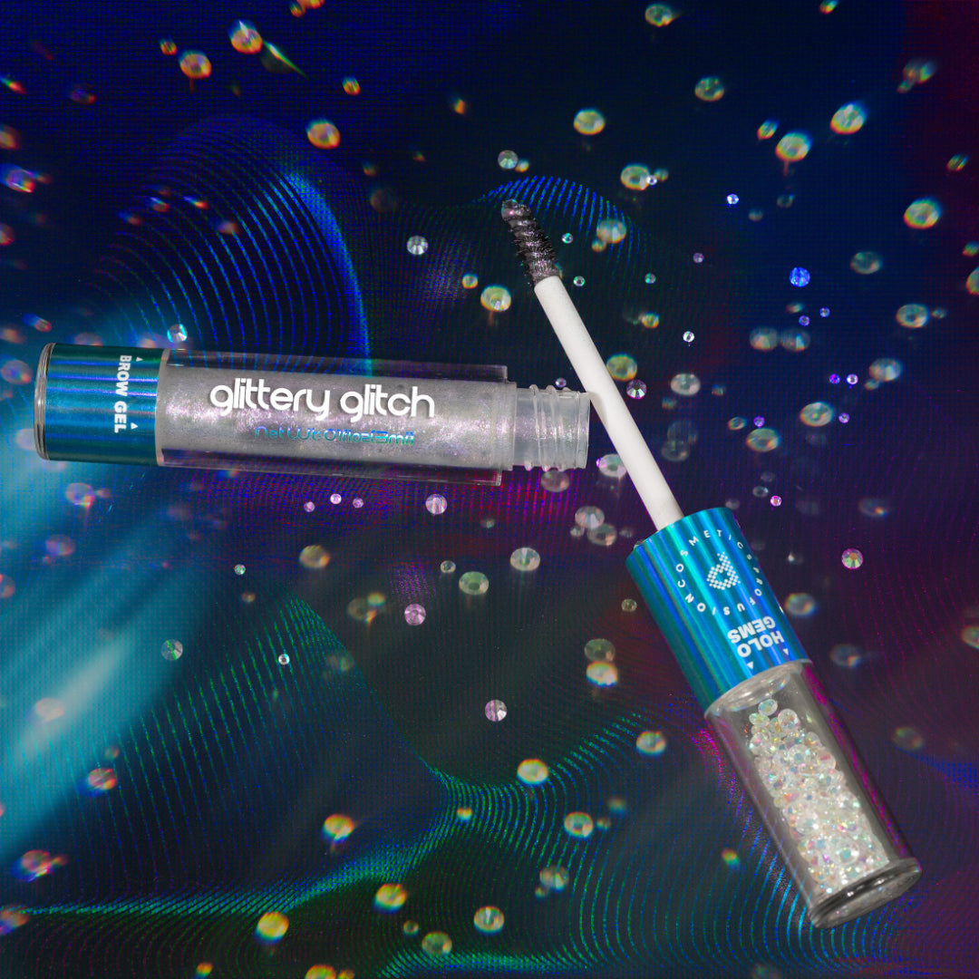 PROFUSION Metachrome | Glitter Glitch Holo Brow Gel & Gems
