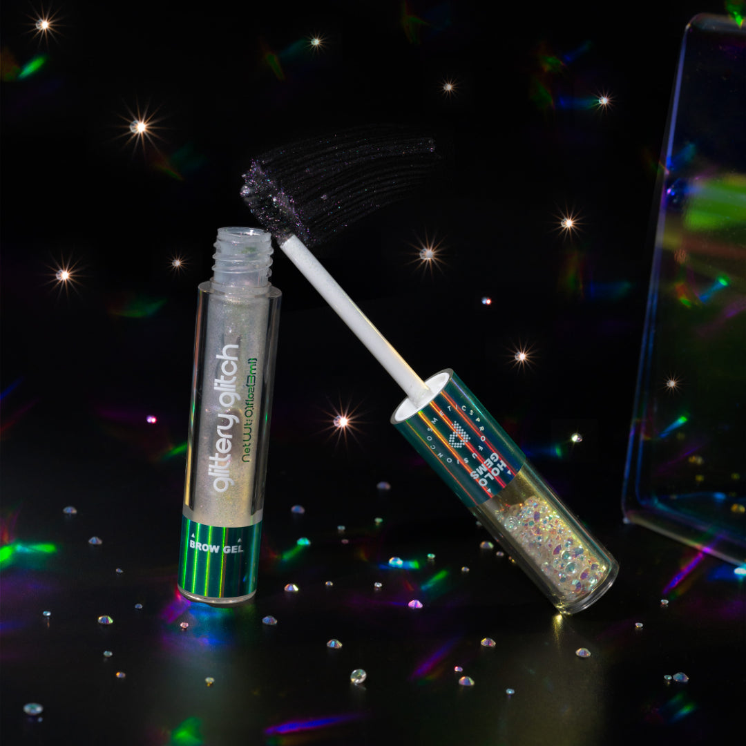 PROFUSION Metachrome | Glitter Glitch Holo Brow Gel & Gems