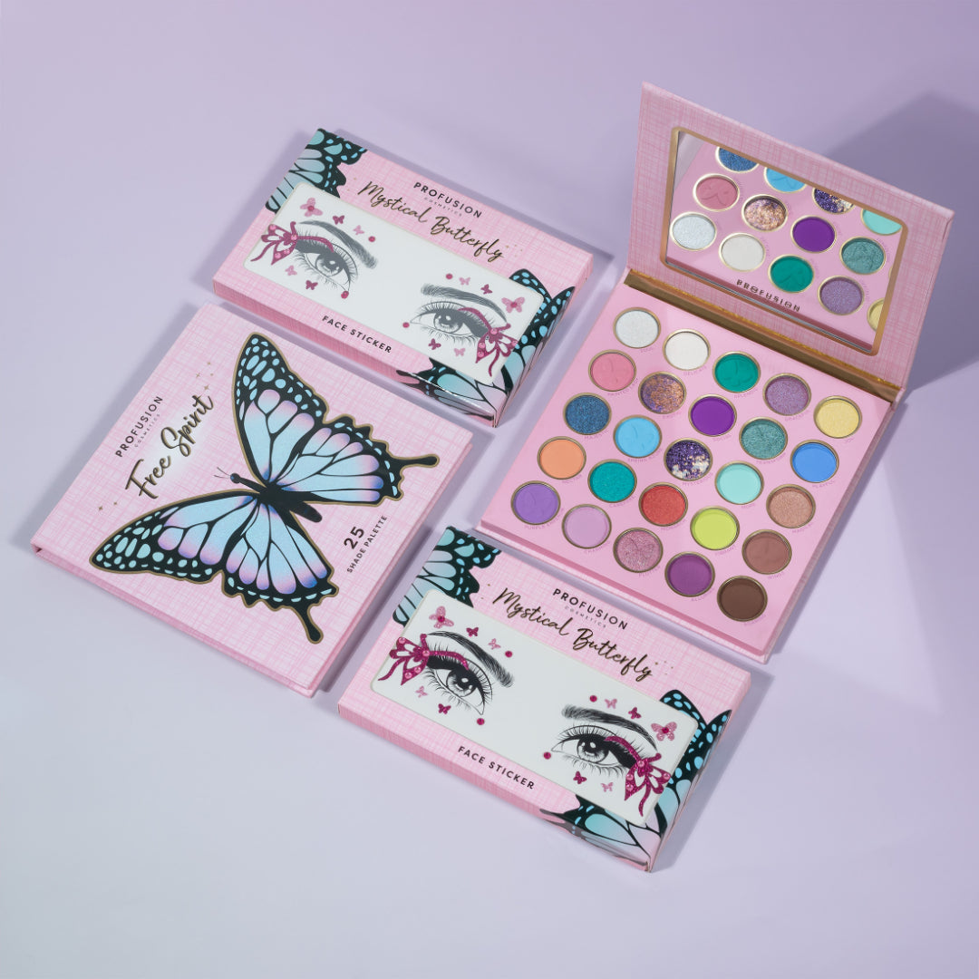 PROFUSION Empowered Butterfly | Free Spirit 25-Shade Palette