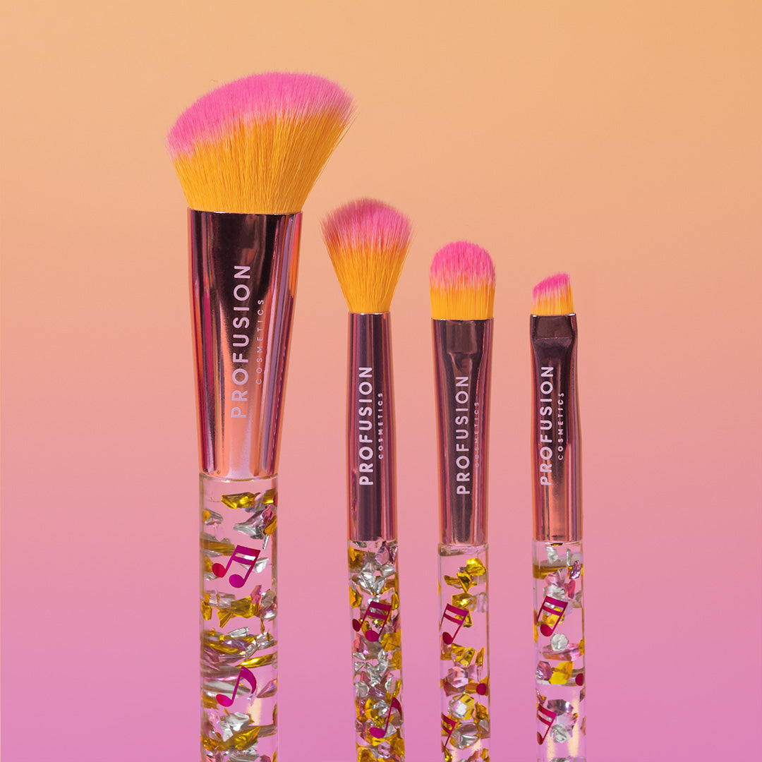 PROFUSION It's a Vibe | Feel the Beat 4-pc Face & Eye Brush Set