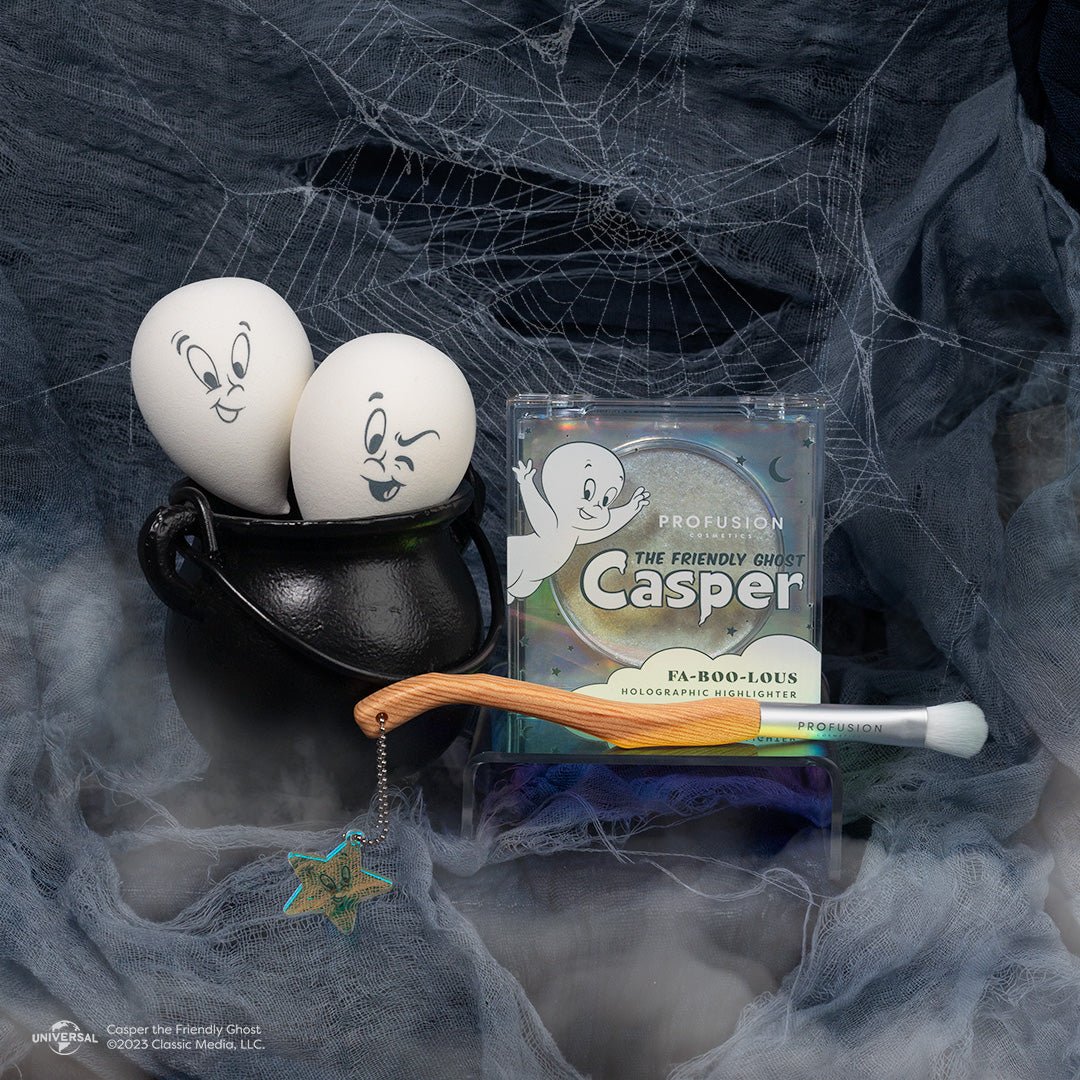 PROFUSION Casper The Friendly Ghost | Blissed out Blend Glow In The Dark 2 PC Blending Sponge Set