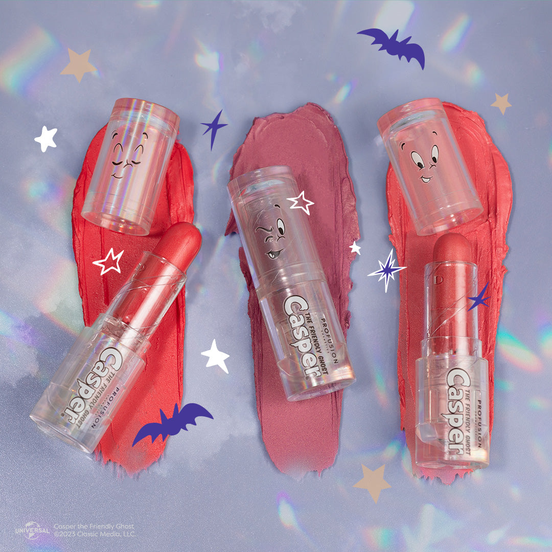 PROFUSION Casper the Friendly Ghost |  The Ghostly Trip 3 PC Lip & Cheek Balm Set