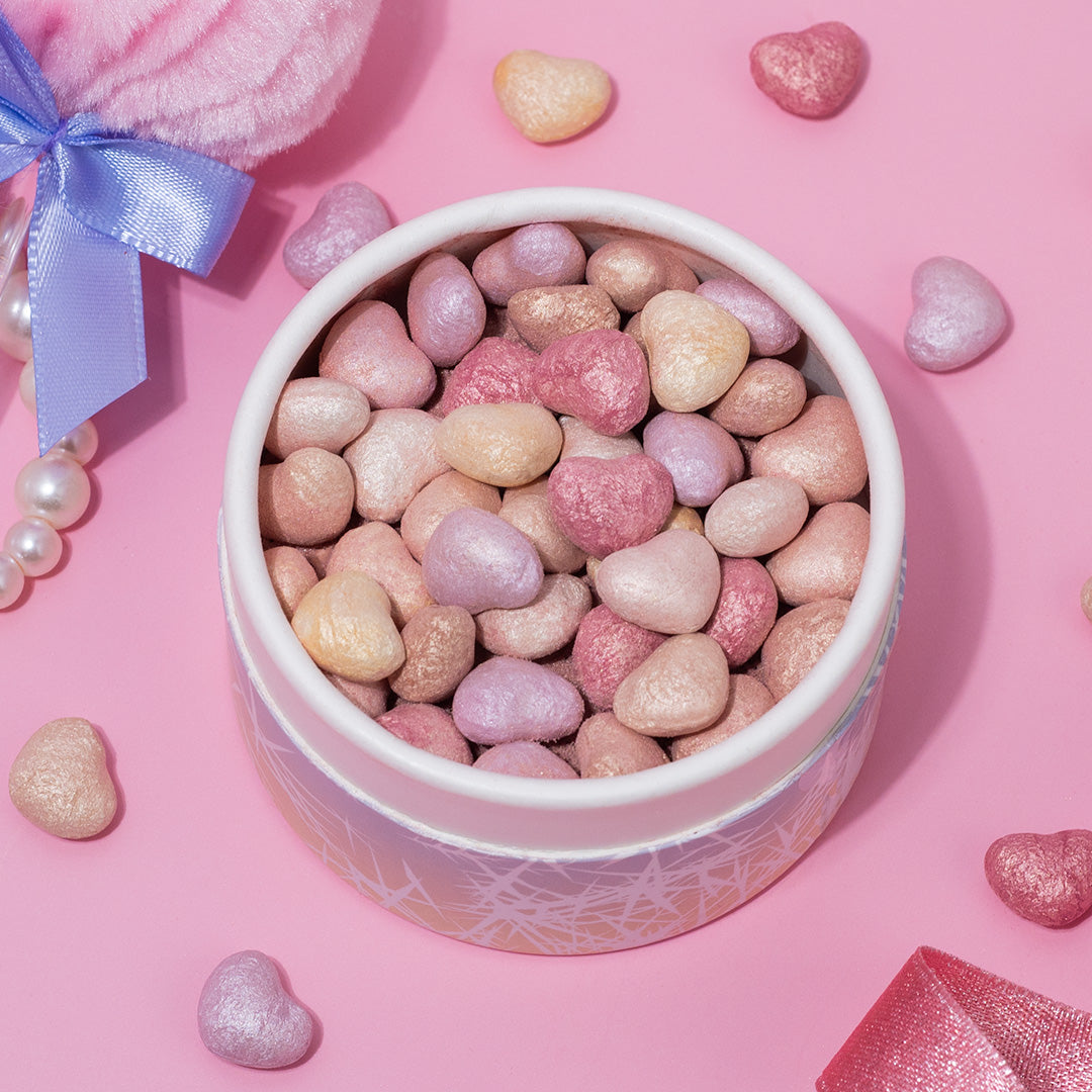 PROFUSION Frosted Snow Sparkle | Twinkling Lights Powder Puff Set
